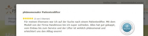 pflegehilfe patientenlifter bewertung