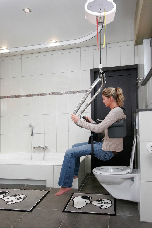 Deckenlift Mit Deckenmotor _ Handi-Move Deckenlifter für den bedienten ...