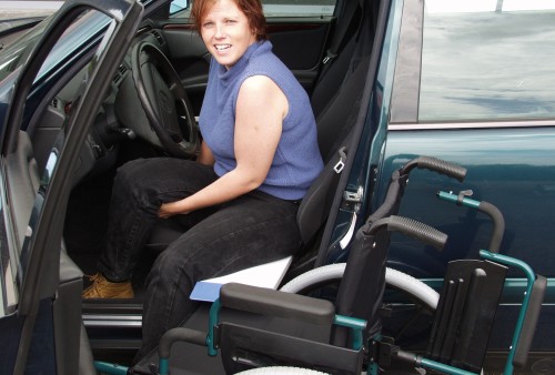 Handi-Move - Weitere Transferbedürfnisse - Mit dem Handi-Rutschbrett - Handi-Rutschbrett