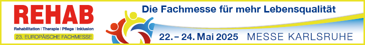 Besuchen Sie uns auf der REHAB in Karlsruhe, 22. - 24. Mai 2025