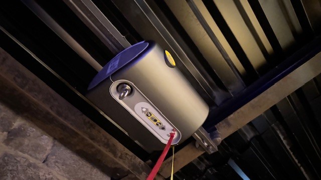 Deckenlifter Motor im Europapark