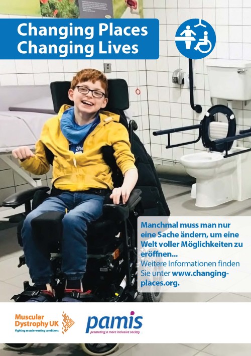 Flyer Changing Places deutsch