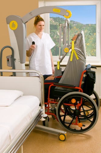 Mobile Lifter 2600 (Victor) ; Mobile Lifter mit Kippjoch 2610 (Victor) ; Das Kippjoch - Handi-Move Patientenlifter