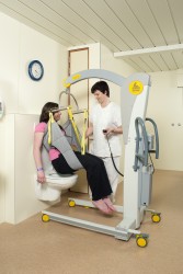 Mobile Lifter 2600 (Victor) ; Toilettenhebetuch - Handi-Move Patientenlifter