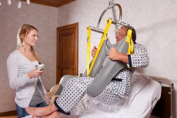 Wandlifter ; Toilettenhebetuch ; Standard-Einhängevorrichtung - Handi-Move Patientenlifter