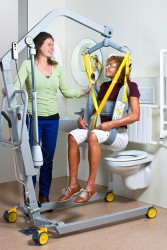 Mobile Lifter 1641 ; Toilettenhebetuch - Handi-Move Patientenlifter